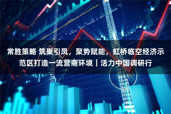 常胜策略 筑巢引凤，聚势赋能，虹桥临空经济示范区打造一流营商环境｜活力中国调研行